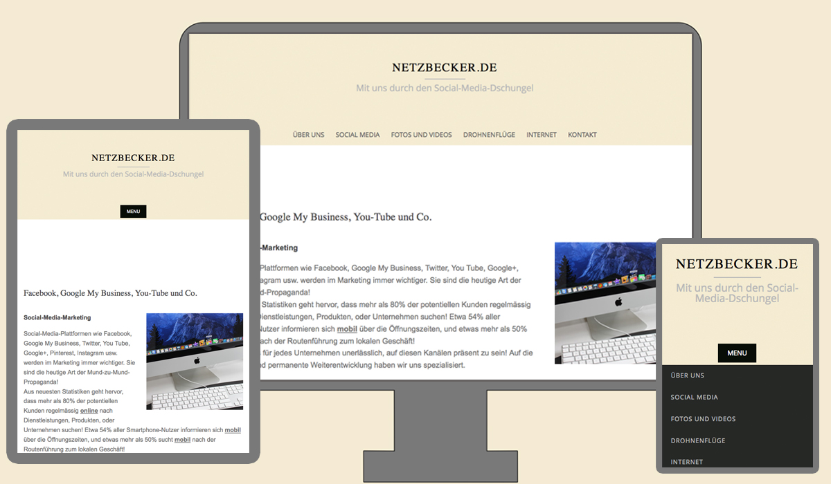 Responsive Webdesign by NetzBecker