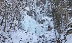 Faltenbachtobel Oberstdorf im Winter Der Faltenbachtobel bei Oberstdorf im Winter mit gigantischen Eiszapfen